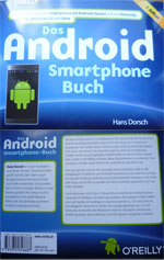 Buchdeckel Android-Smartphone-Buch